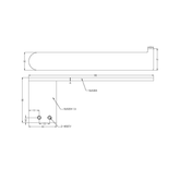 Bianca Nero Toilet Roll Holder - Matt Black